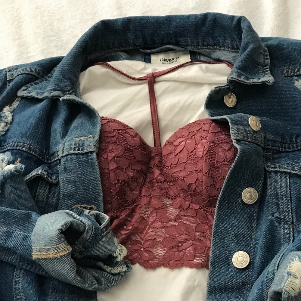 Cute floral pattern top /bralette